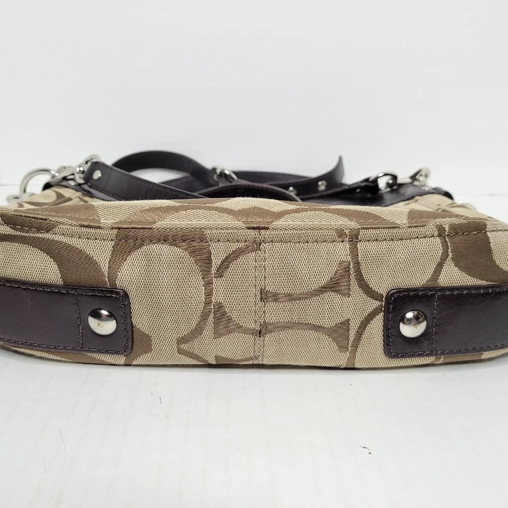 Coach Signature C's Zoe Canvas Hobo J1020-F14708